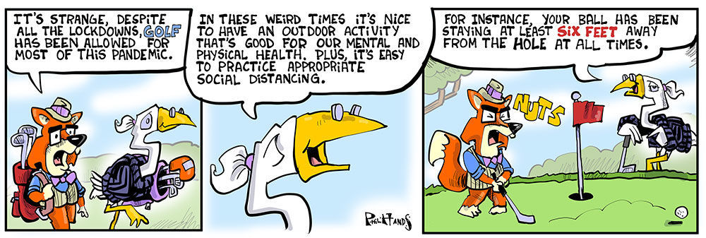 Social distance golf